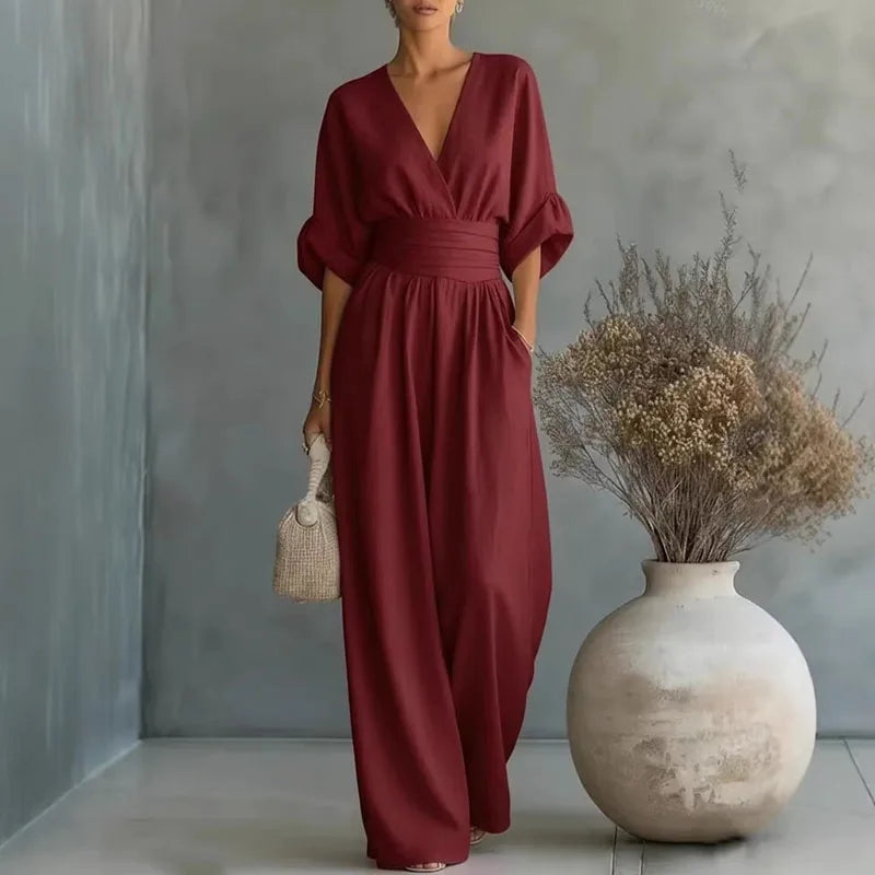Chiffon Wide Leg Jumpsuit