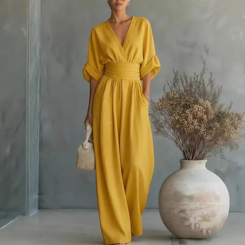 Chiffon Wide Leg Jumpsuit