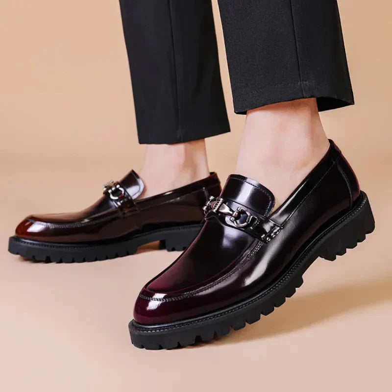 Leather Horsebit Loafers