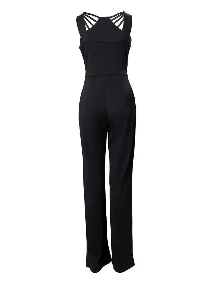 Adelheid™ | Glittering Jumpsuit with Wide Legs