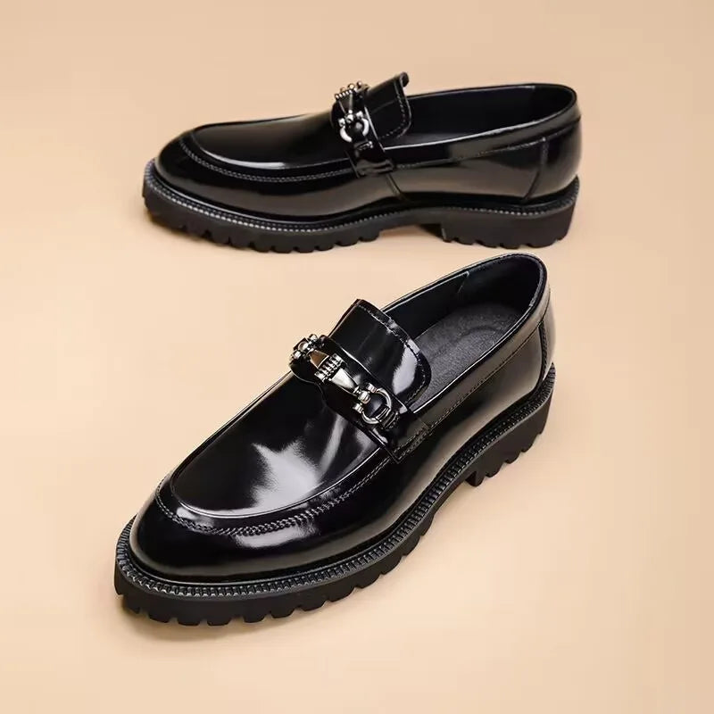 Leather Horsebit Loafers