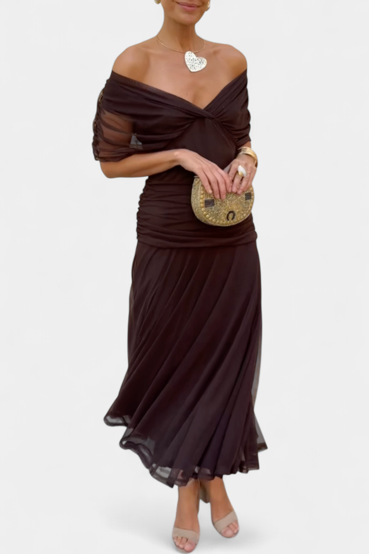 Floral V-Neck Maxi Dress