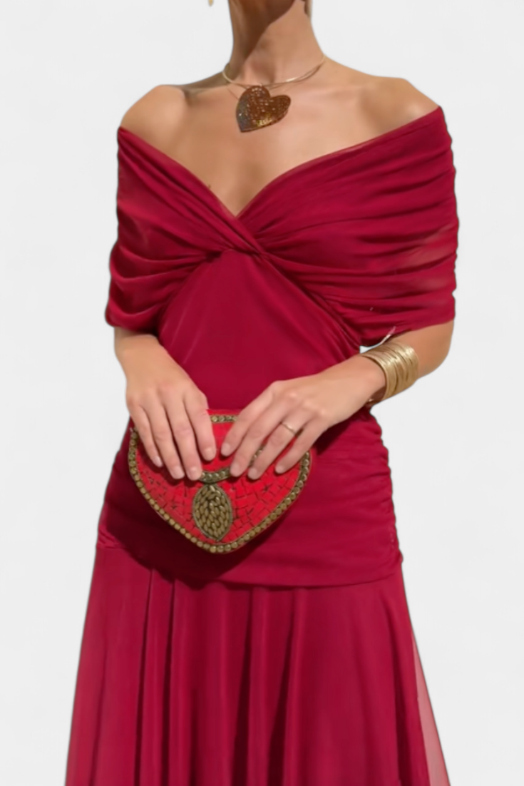Floral V-Neck Maxi Dress