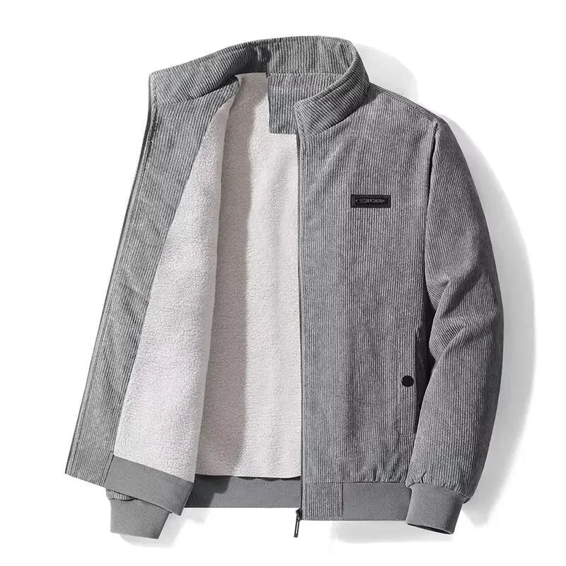 Mason | The Ribbed Cotton Fleece Jacket