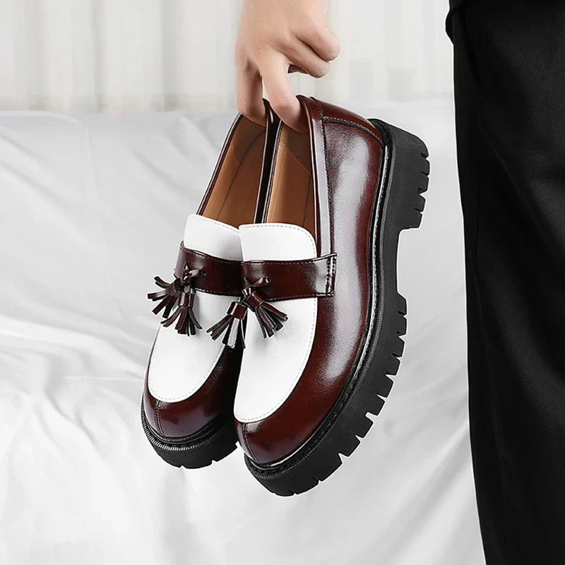 Leather Tassel Loafers
