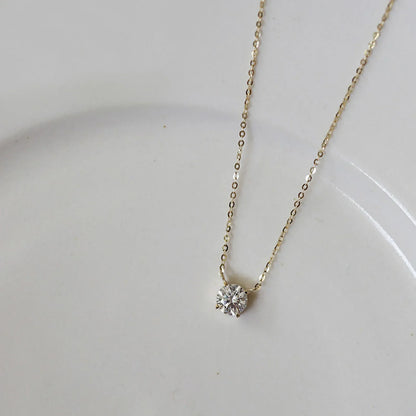 Gold Plated Zircon Necklace