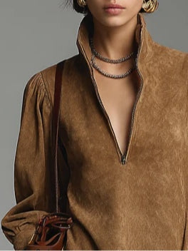 Mini Dress with Turtleneck