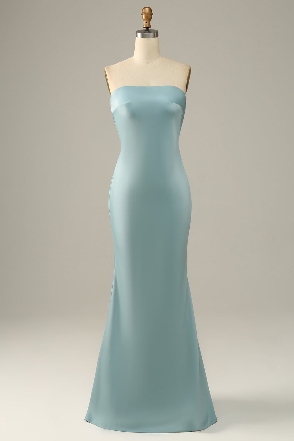 Satin Mermaid Bridesmaid Dress