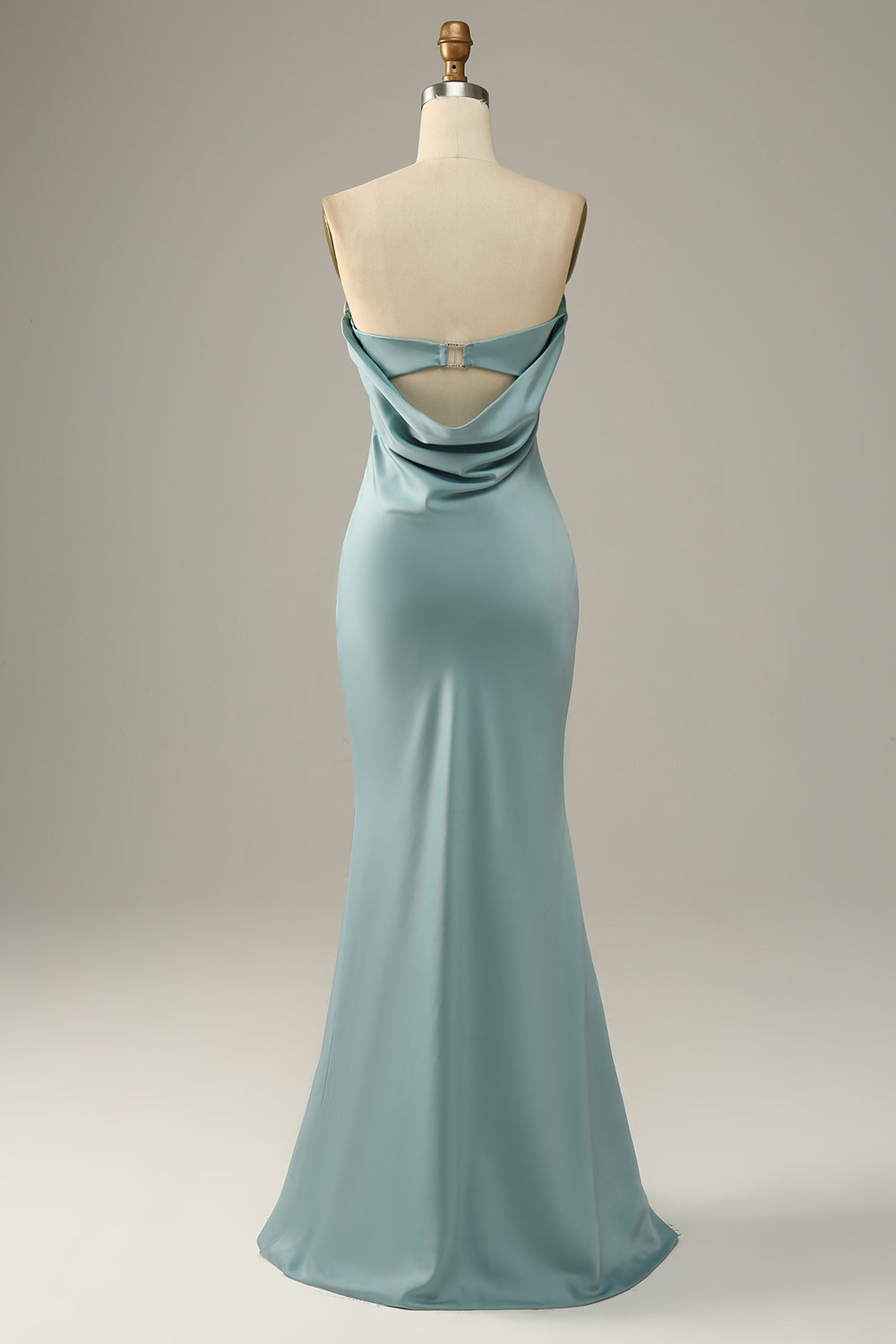 Satin Mermaid Bridesmaid Dress