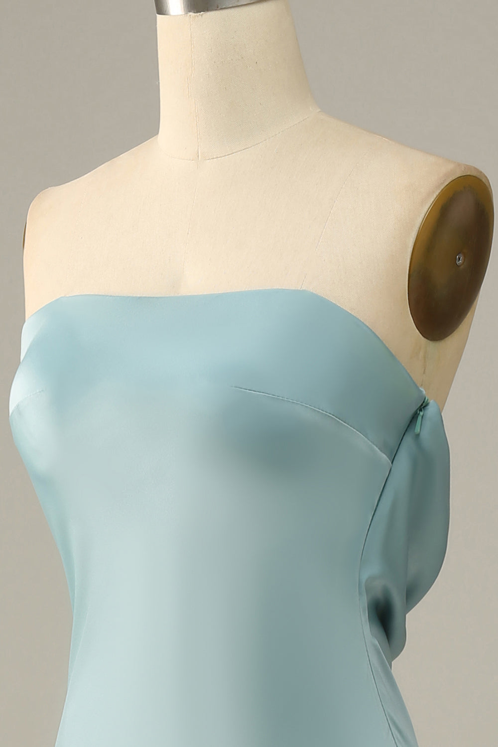 Satin Mermaid Bridesmaid Dress