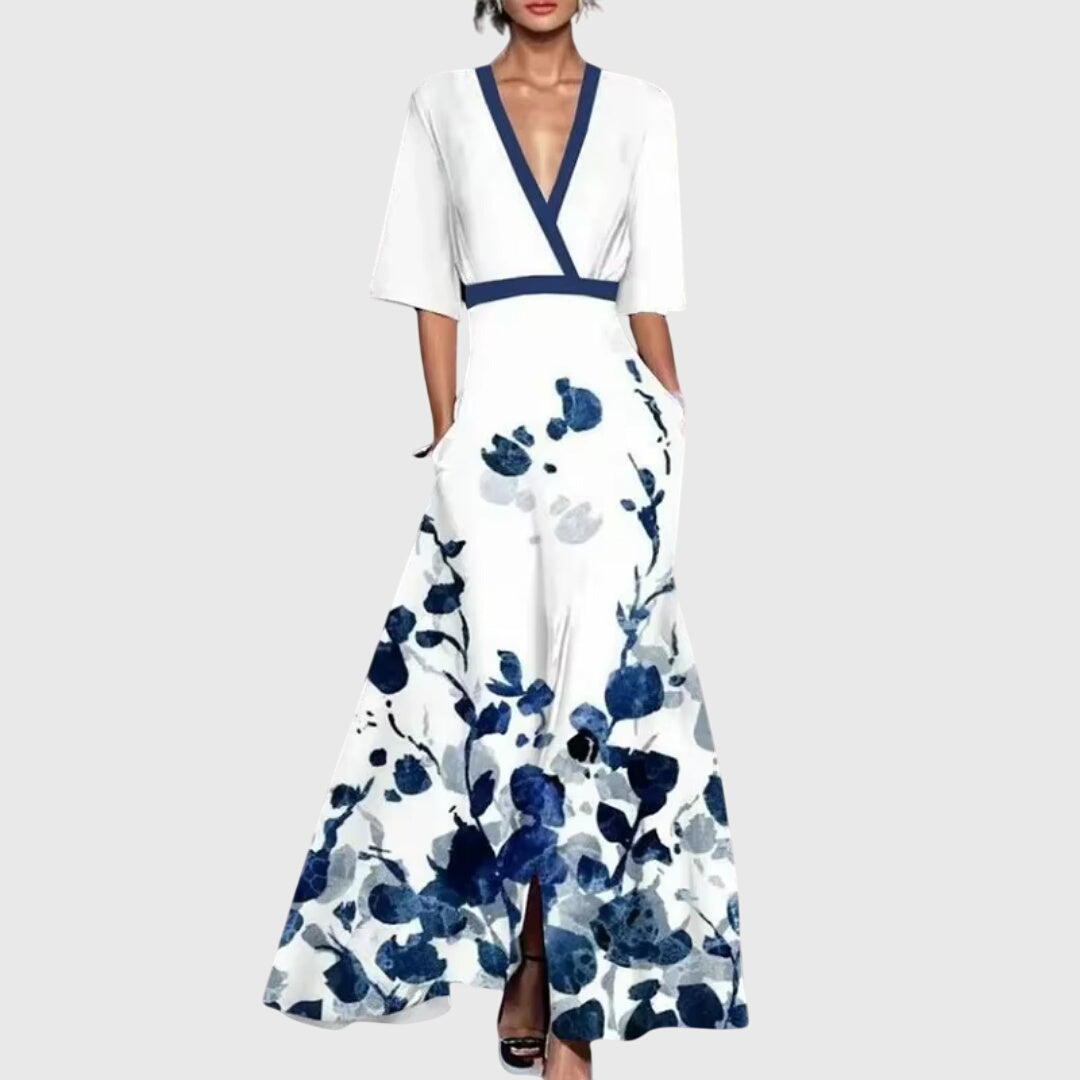 Floral Belted Spring Dress