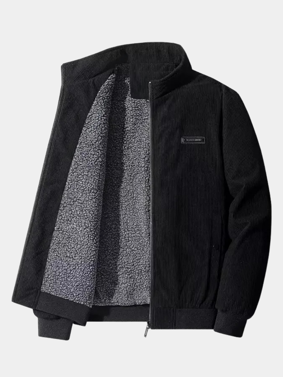 Mason | The Ribbed Cotton Fleece Jacket