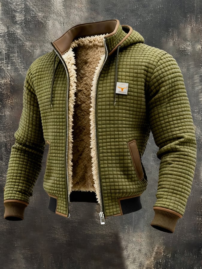 Outdoor Jacket with Retro Structure