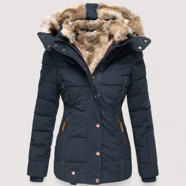 Marylin | Warm Winter Coat with Soft Plush Lining