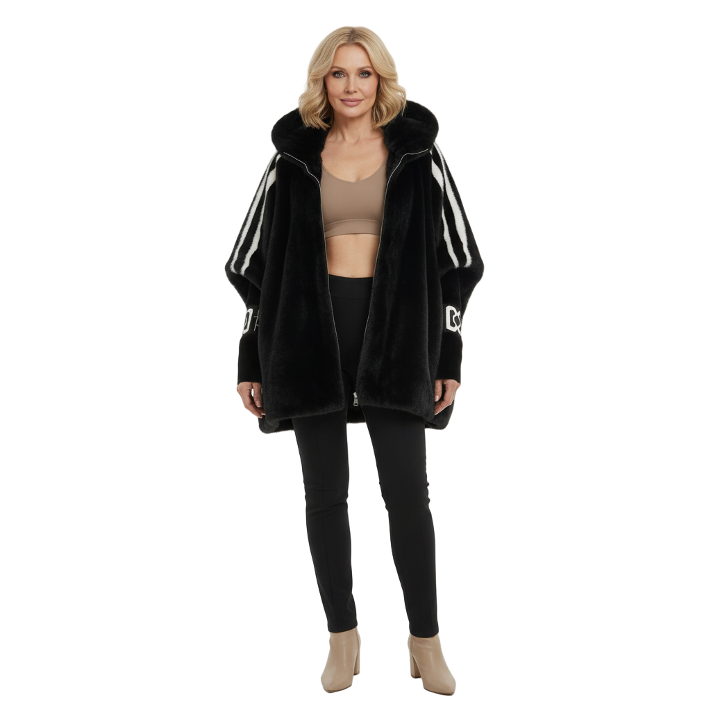 Aria | Brielle Faux Fur Hooded Jacket