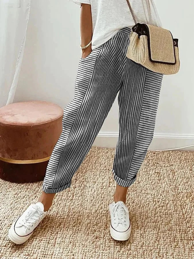 Donna - Striped Pants