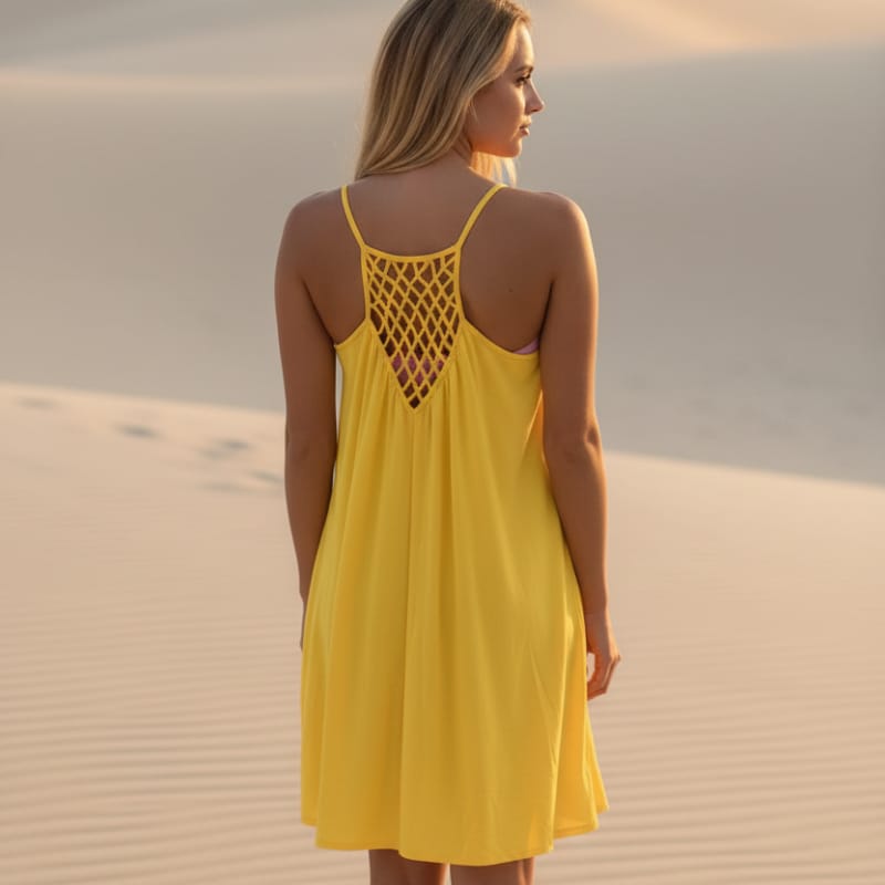 Sleeveless Summer Beach Cover Up Dress