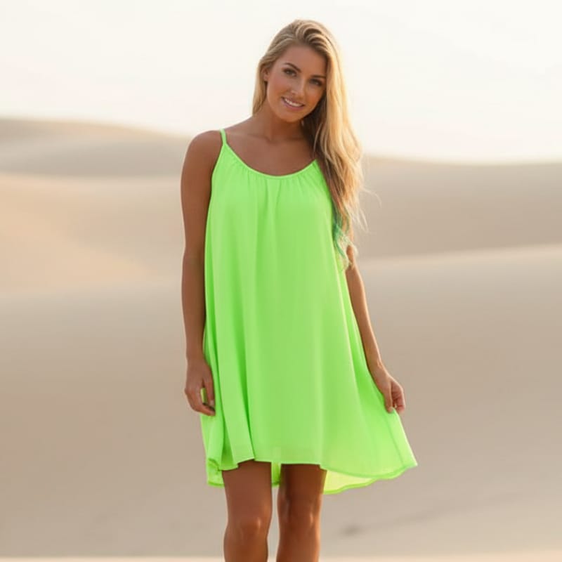 Sleeveless Summer Beach Cover Up Dress