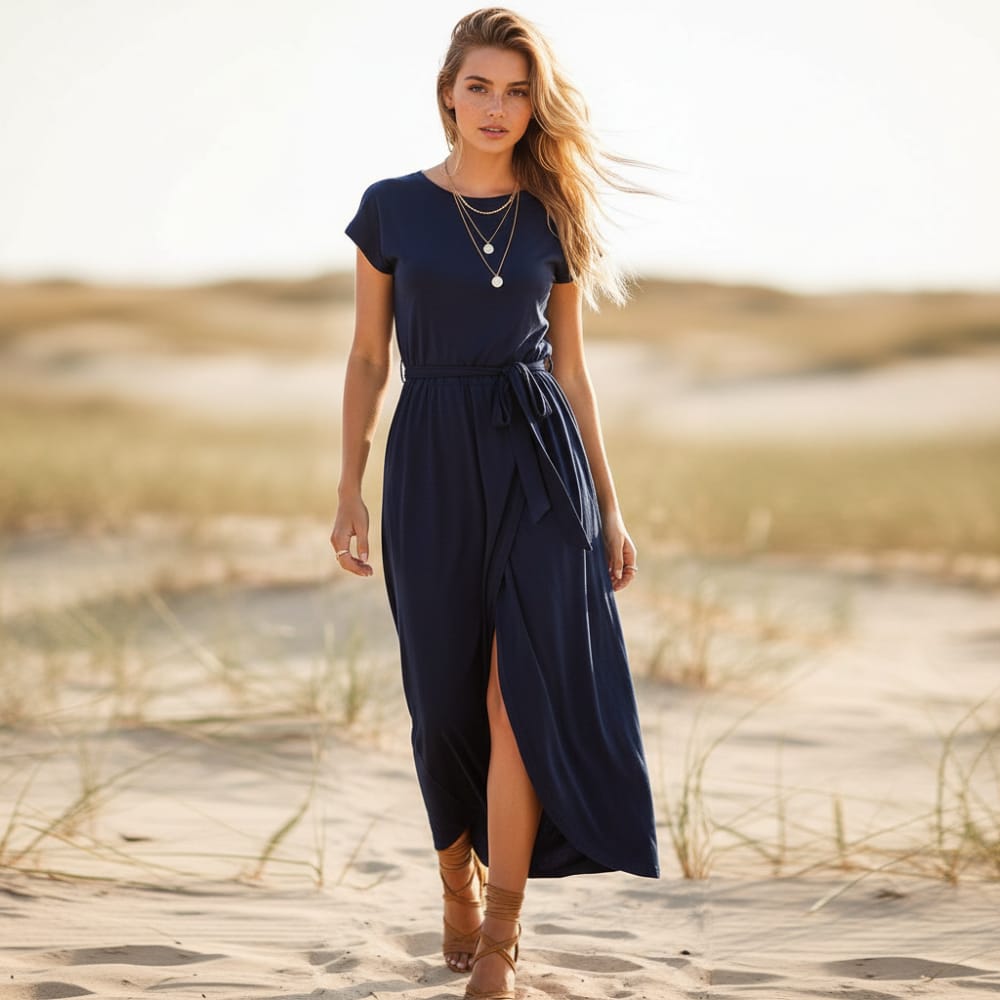 Split Long Maxi Dress