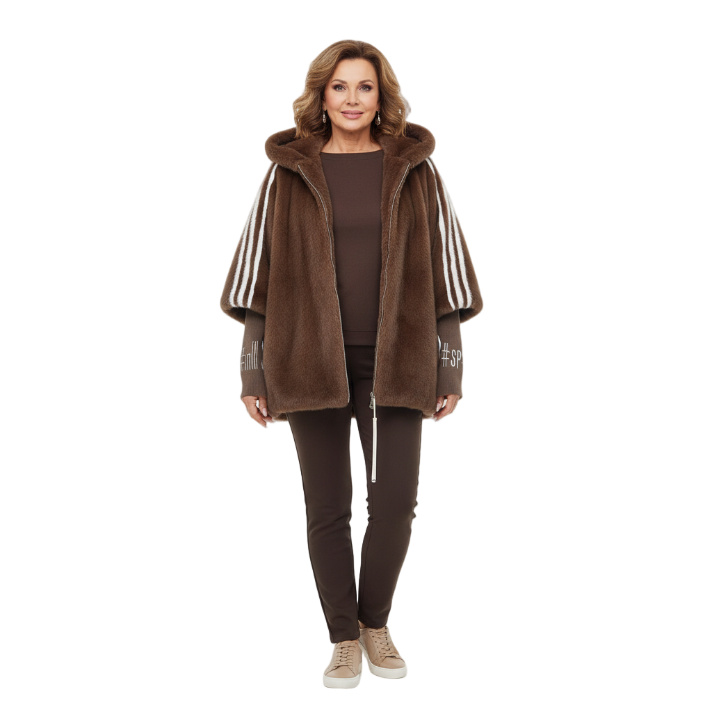 Aria | Brielle Faux Fur Hooded Jacket