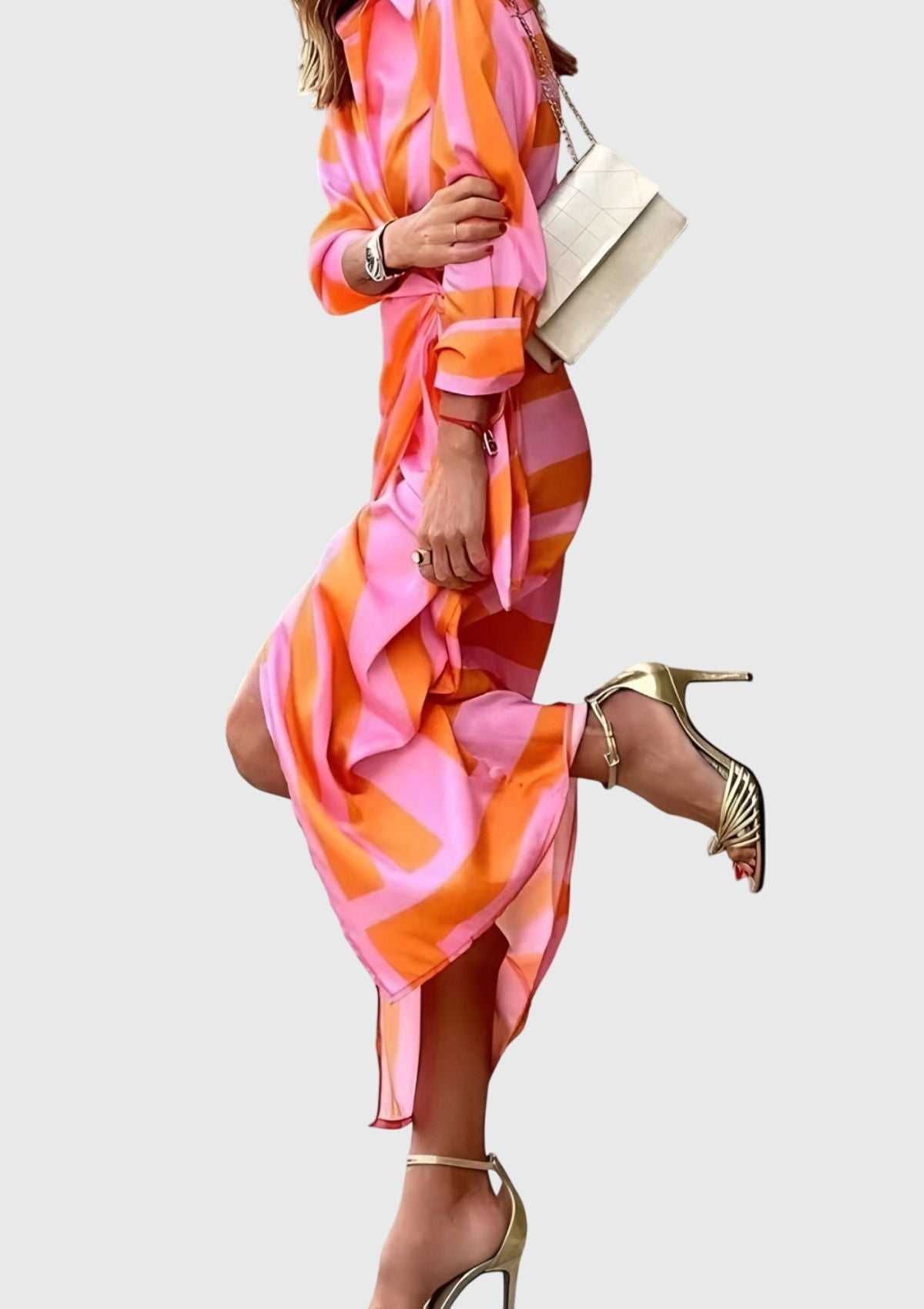 Printed Wrap Dress