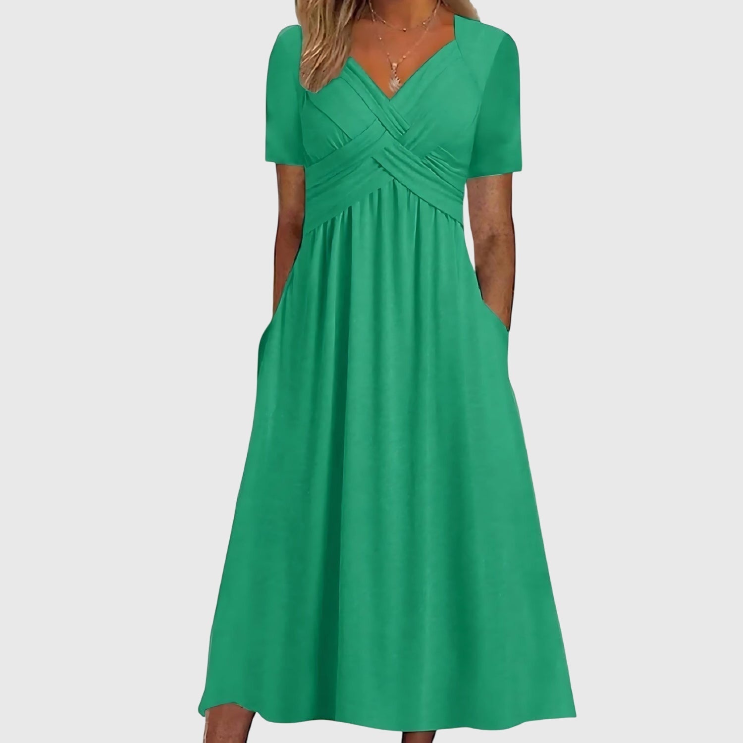 A-Line Midi Dress