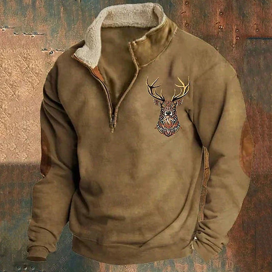Christos | Jumper with Deer Detail