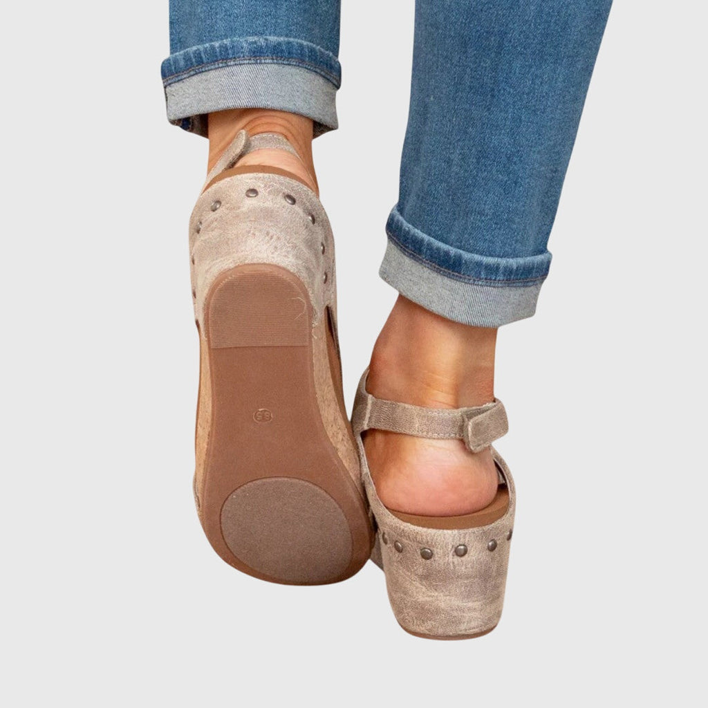 Adjustable Wedge Comfort Sandals