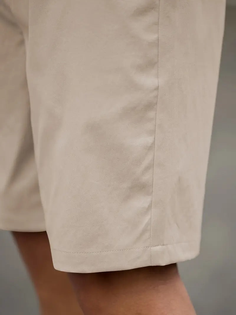 Tailored Bermuda Shorts - White