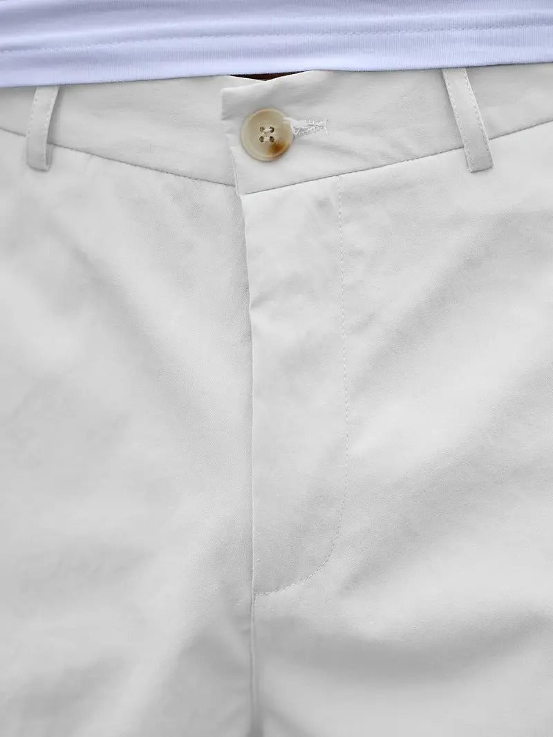 Tailored Bermuda Shorts - White