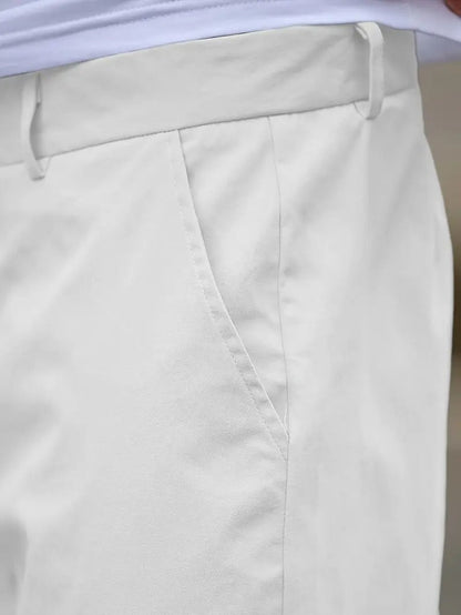 Tailored Bermuda Shorts - White