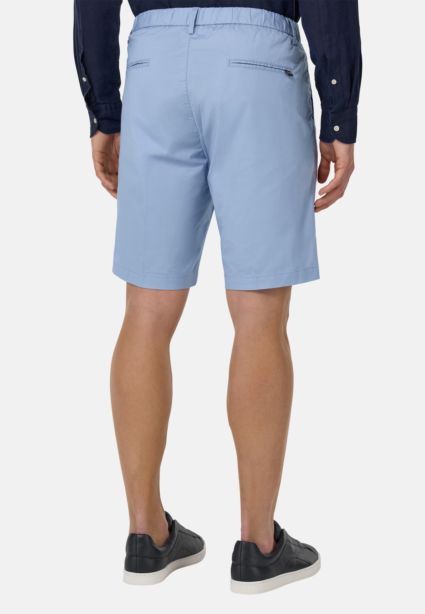 Tailored Pleated Chino Shorts - Sand