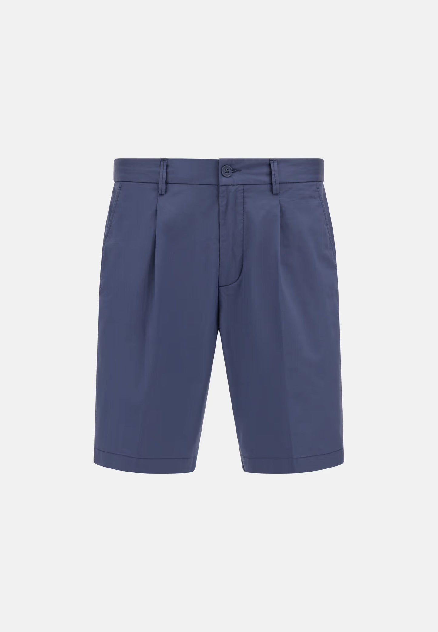Tailored Pleated Chino Shorts - Sand