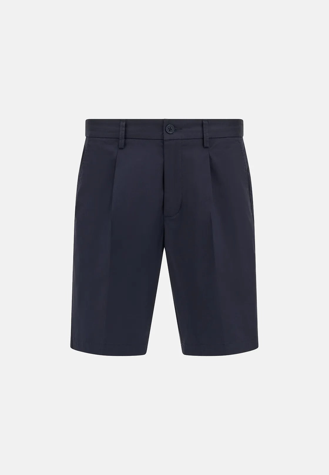 Tailored Pleated Chino Shorts - Sand