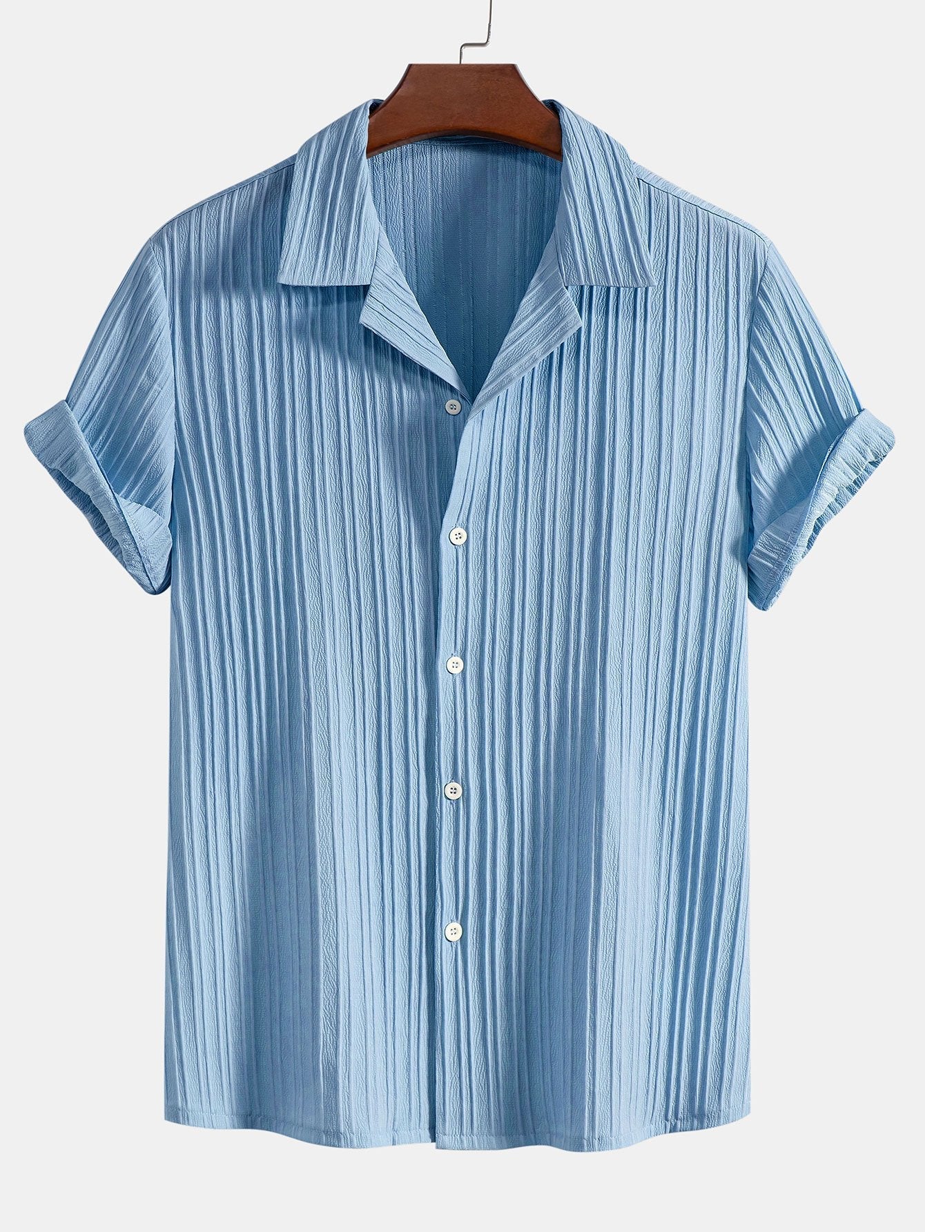 Saint-Tropez - Pleated Shirt & Relaxed Drawstring Trouser Set