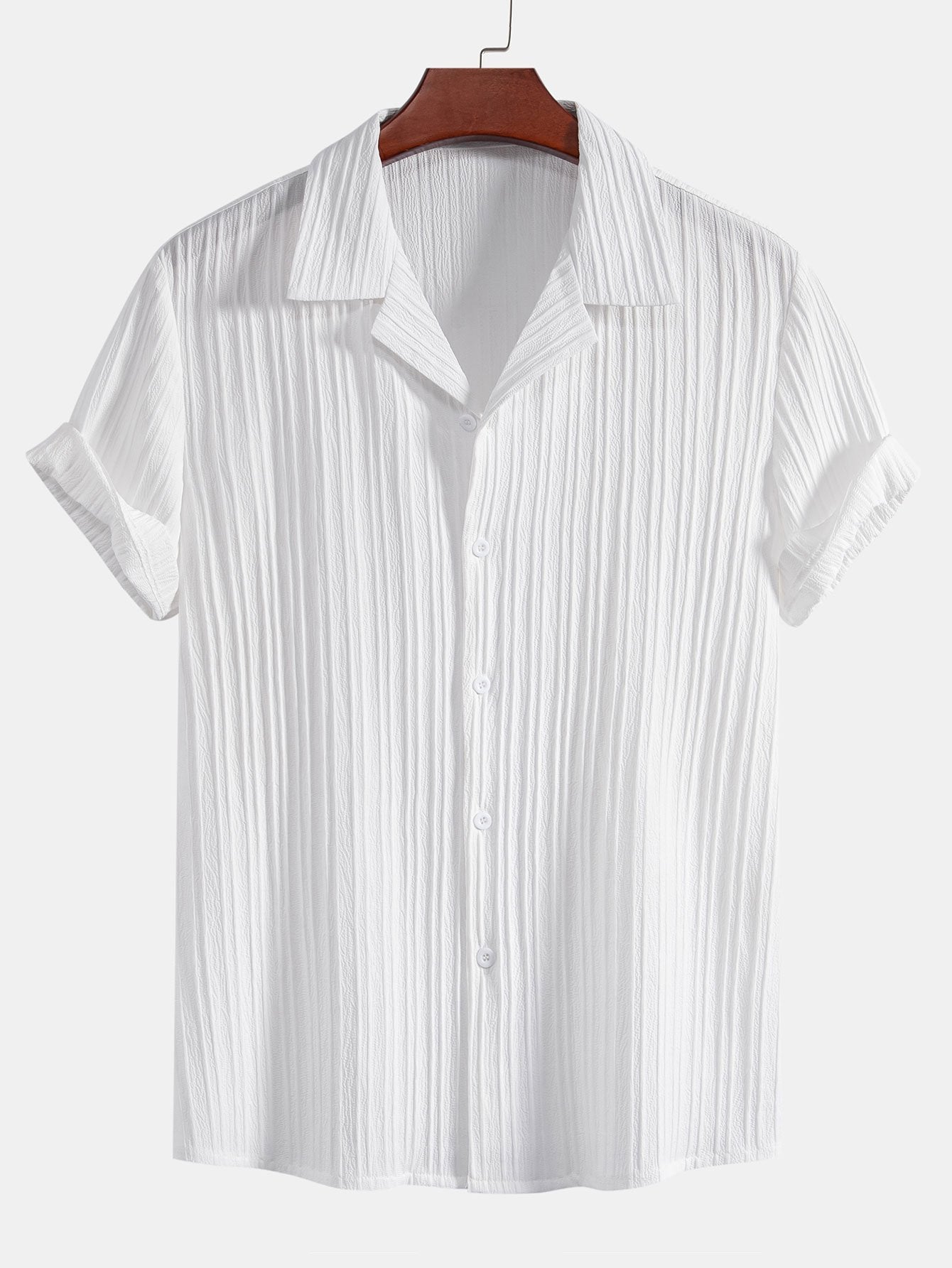 Saint-Tropez - Pleated Shirt & Relaxed Drawstring Trouser Set