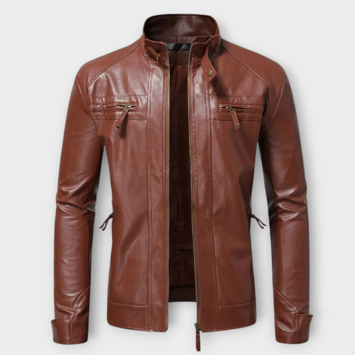Elegant Leather Jacket for Men