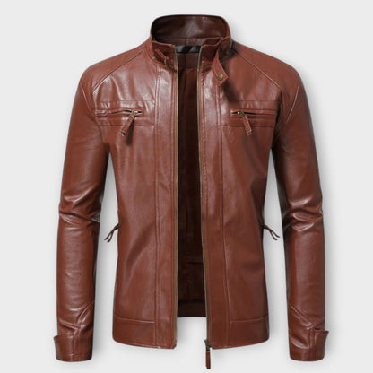 Elegant Leather Jacket for Men