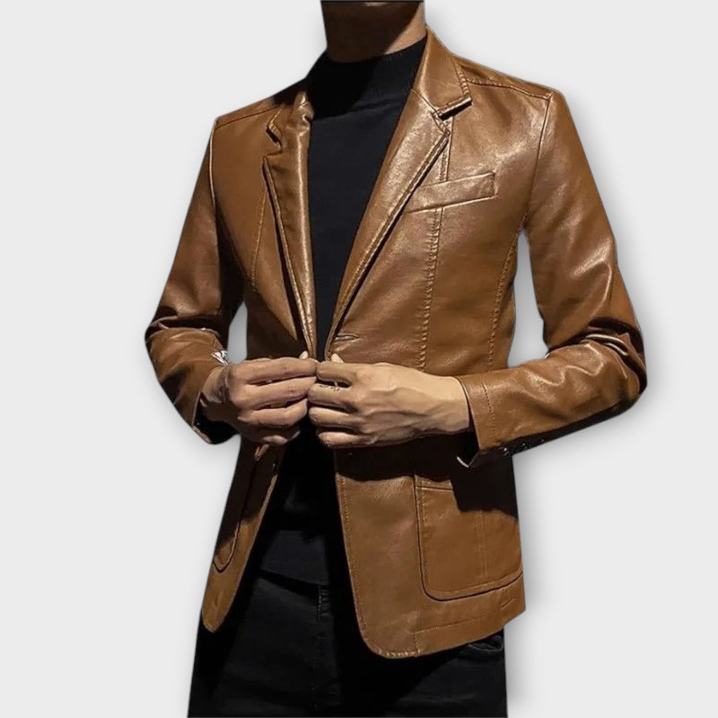 Business Casual Leather Jacket