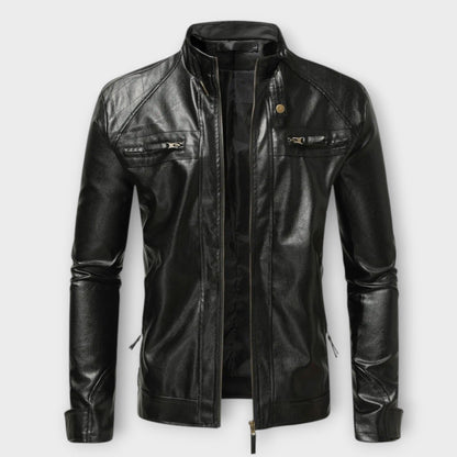 Elegant Leather Jacket for Men