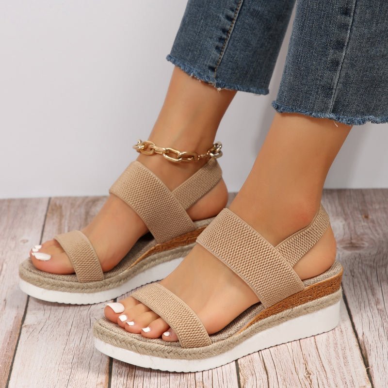 Sporty Platform Comfort Sandals