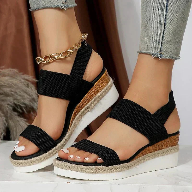 Sporty Platform Comfort Sandals