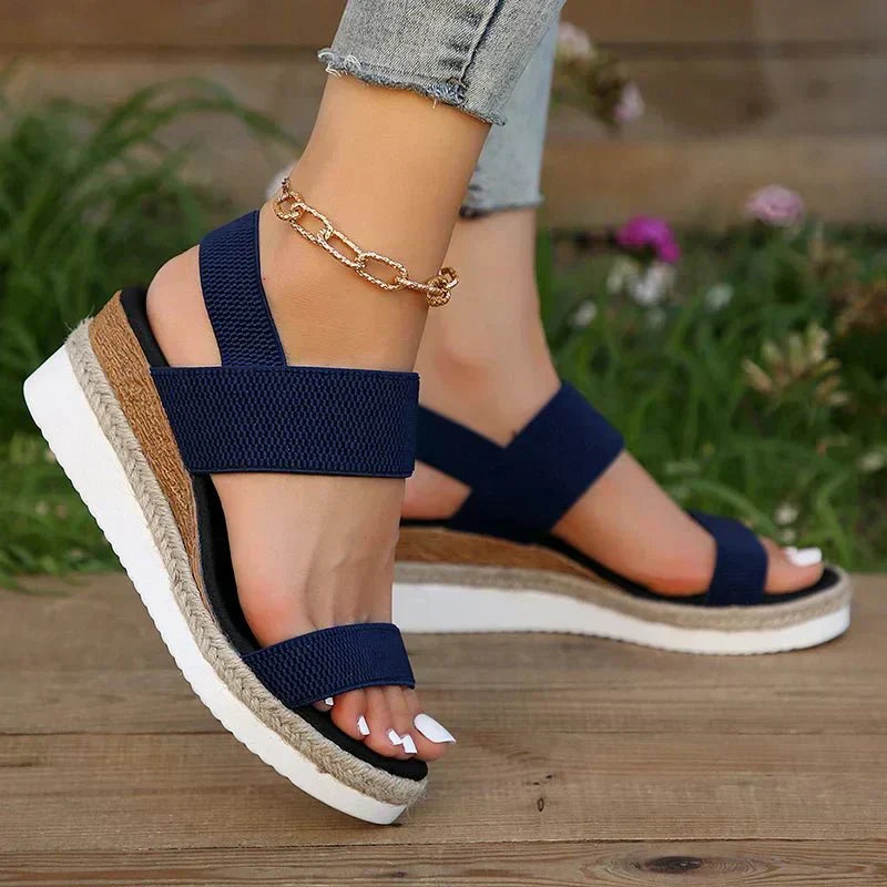 Sporty Platform Comfort Sandals