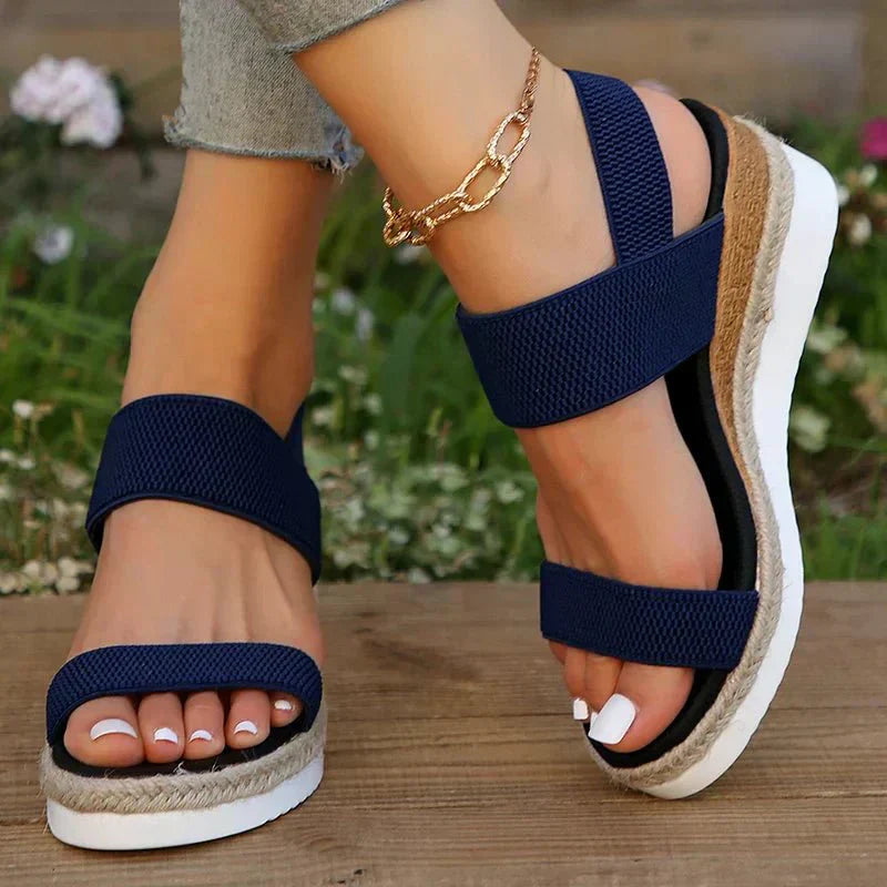 Sporty Platform Comfort Sandals