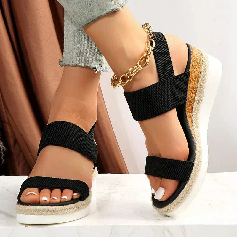 Sporty Platform Comfort Sandals