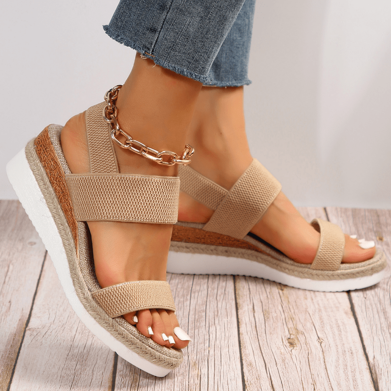 Sporty Platform Comfort Sandals