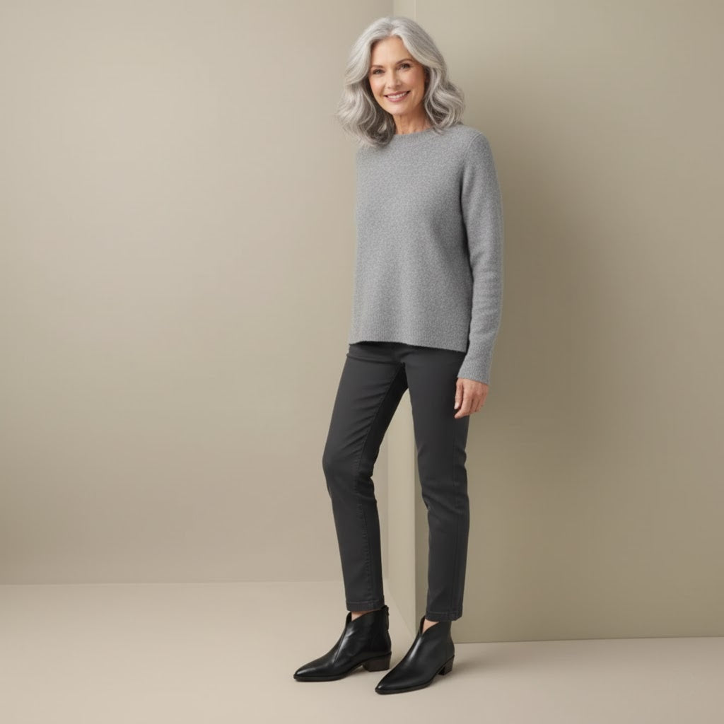 Camille | Luxury Ankle Boots with Low Heel